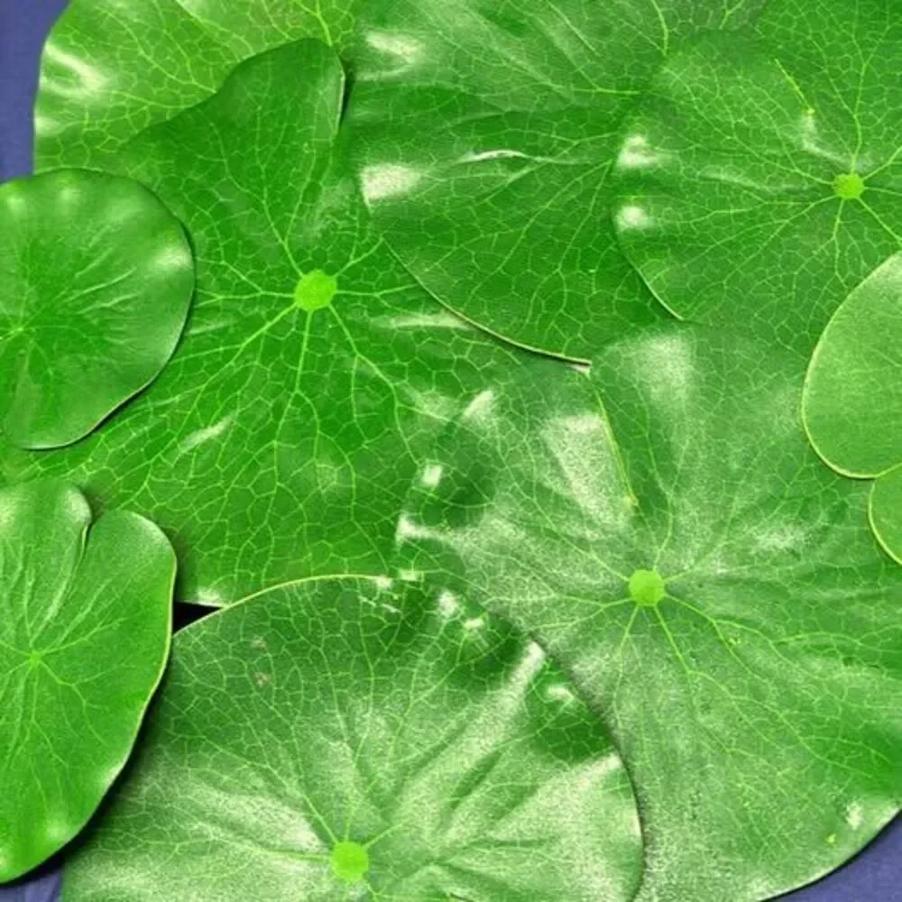 12 artificial lily pads